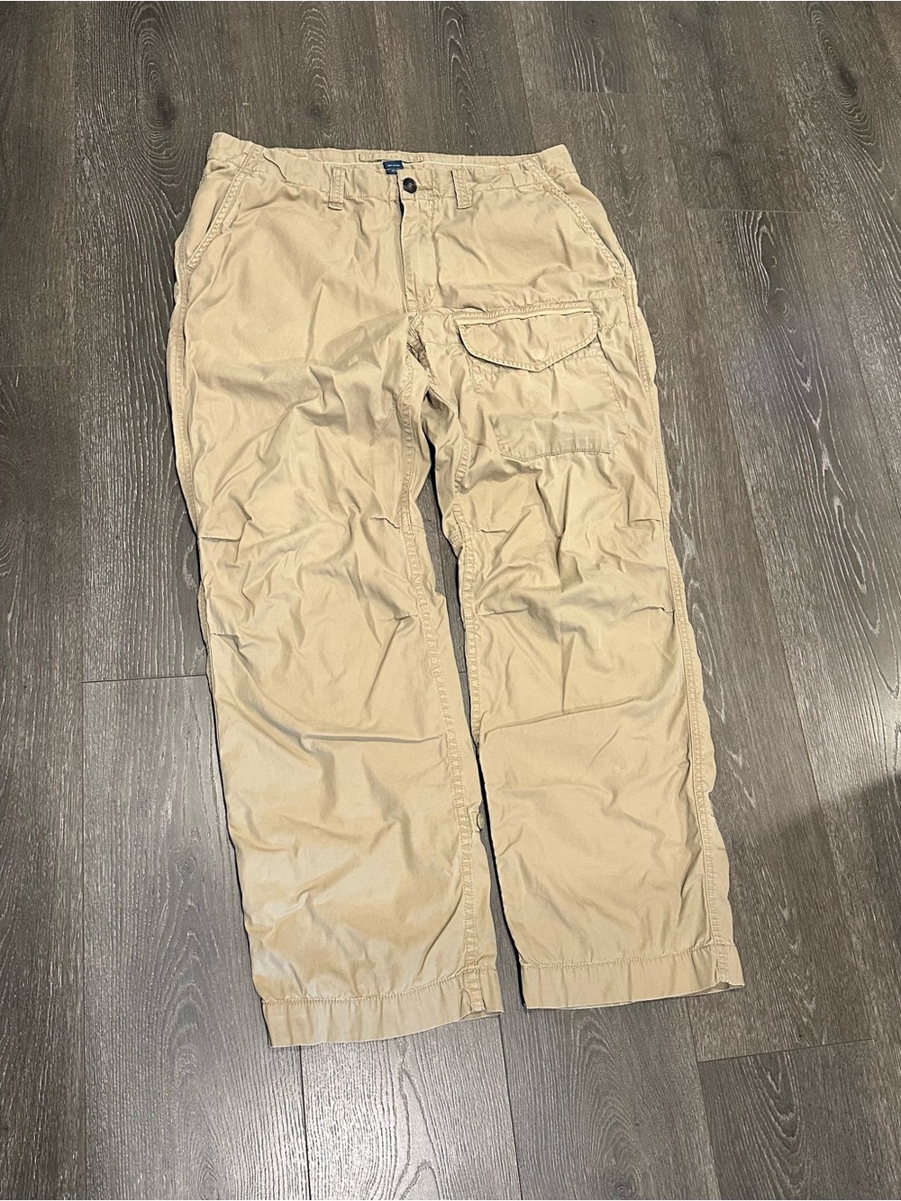 Polo by Ralph Lauren Khaki Cargo Pants Men’s Size 36x32 Y2K Baggy